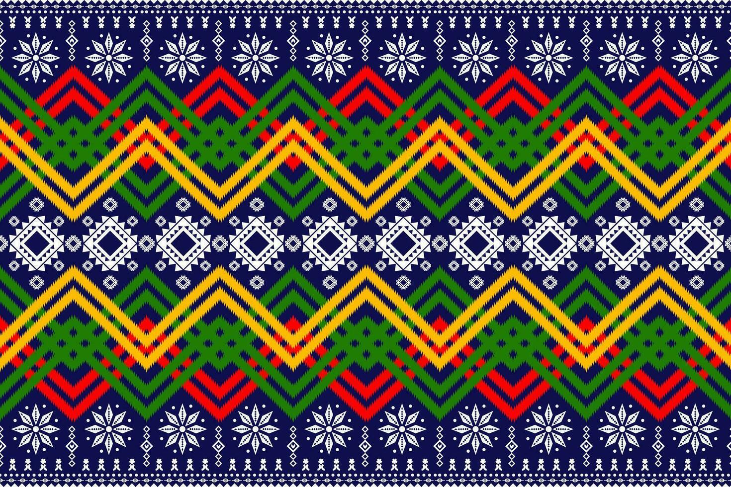 feio suéter alegre Natal feliz Novo ano ilustração tricotado fundo desatado padronizar folk estilo escandinavo enfeites. papel de parede invólucro papel têxtil imprimir. branco, vermelho, verde cores. vetor