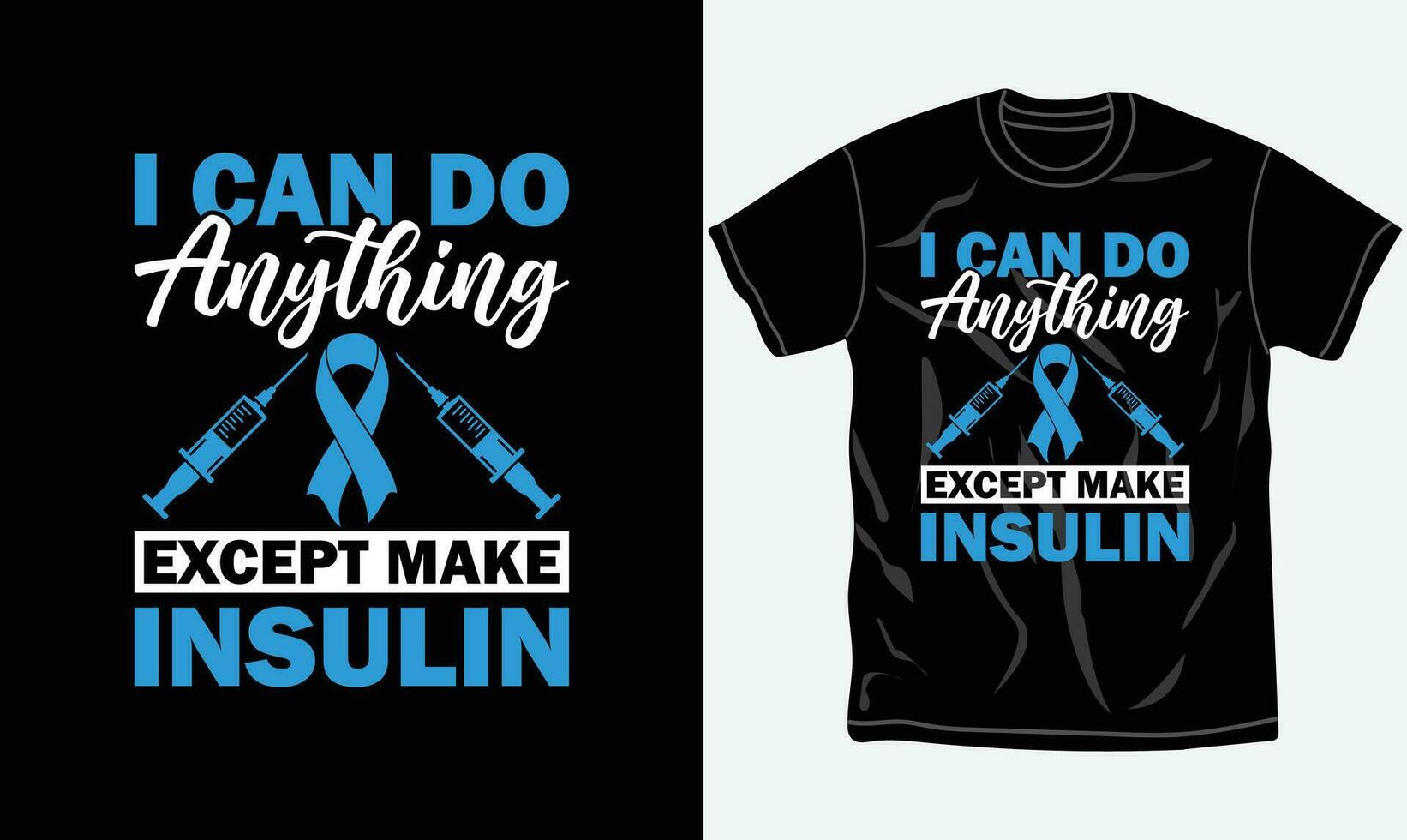 diabetes consciência camiseta projeto, tipografia t camisa, brigando, imprimível vetor arquivo.