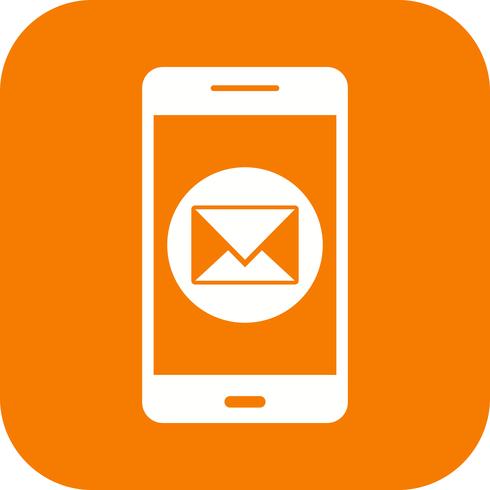 Ícone de vetor de aplicativo móvel de mensagem