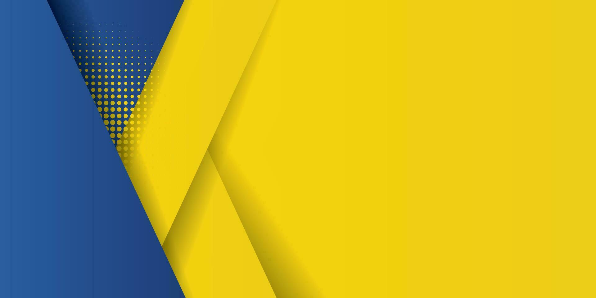 gráfico futurista de hipster moderno abstrato. fundo amarelo com listras. design de textura de fundo abstrato de vetor, pôster brilhante, ilustração em vetor de fundo amarelo e azul de banner.