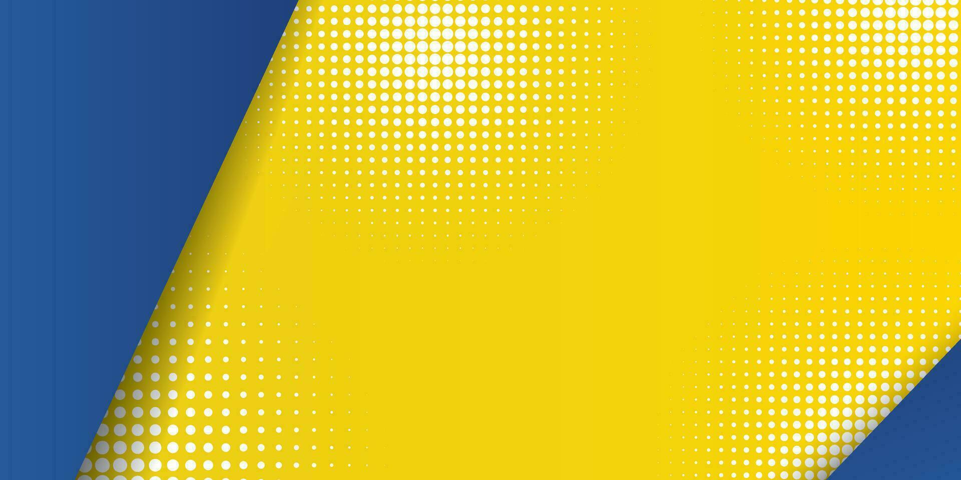 gráfico futurista de hipster moderno abstrato. fundo amarelo com listras. design de textura de fundo abstrato de vetor, pôster brilhante, ilustração em vetor de fundo amarelo e azul de banner.