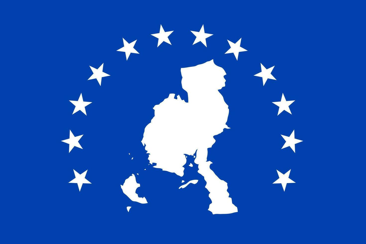 bandera de la Provincia de veráguas vetor
