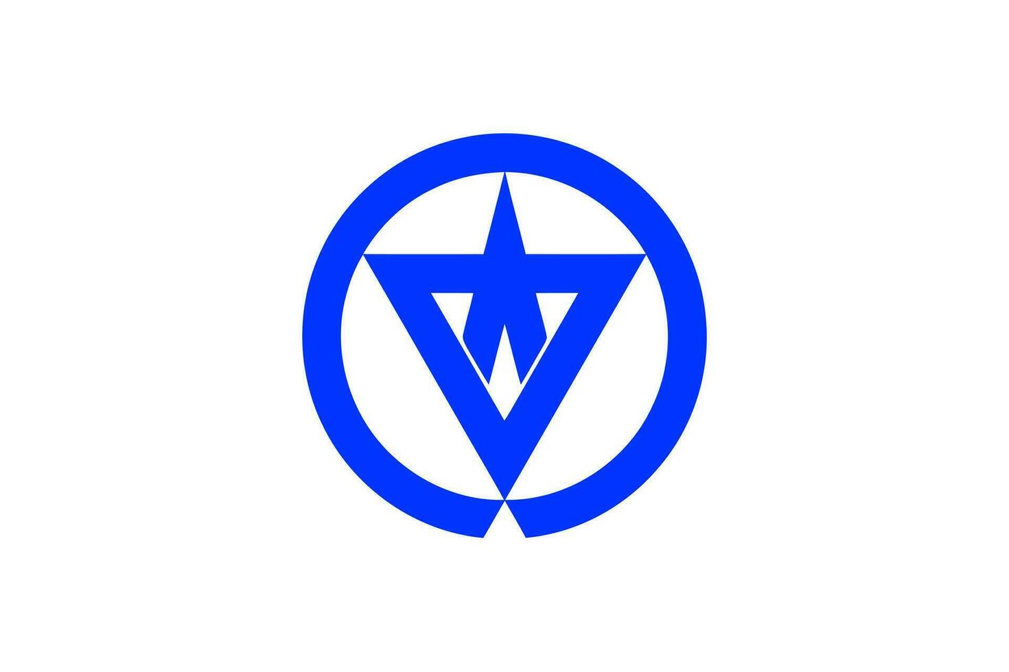 bandeira do nishinoomote, kagoshima vetor