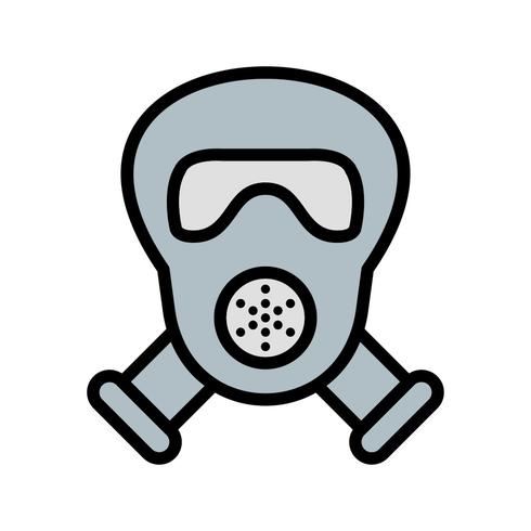 Ícone de vetor de máscara de gás