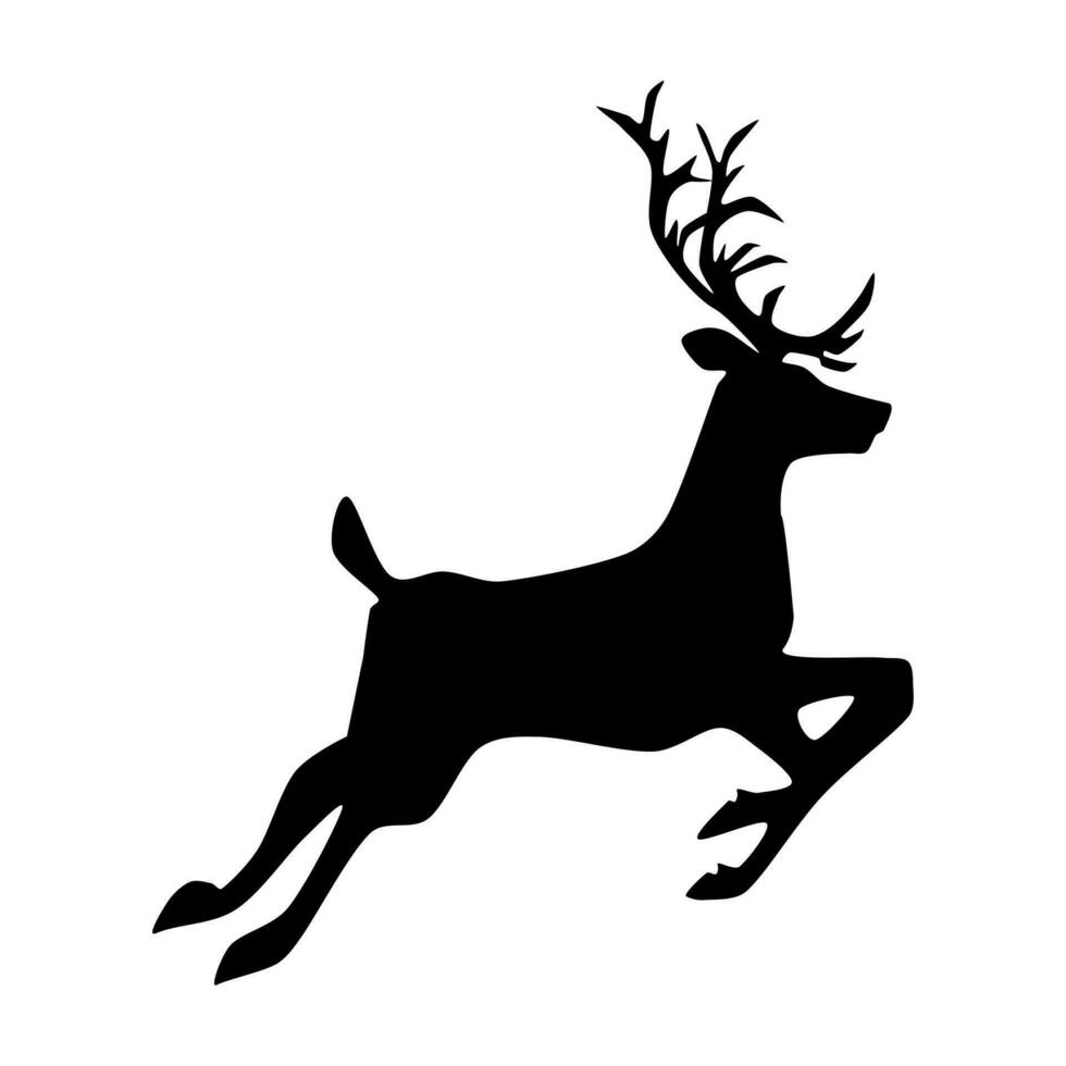 silhueta cervo. veado logotipo Projeto modelo inspiração. vetor ilustração