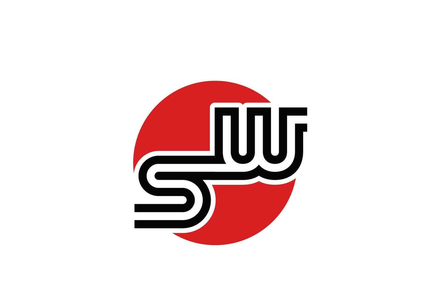 plano Projeto sw logotipo modelo vetor