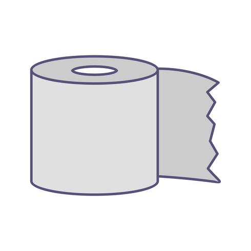 Ícone de vetor de papel higiênico