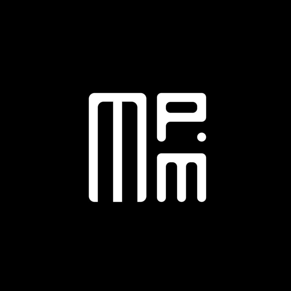 mpm carta logotipo vetor projeto, mpm simples e moderno logotipo. mpm luxuoso alfabeto Projeto