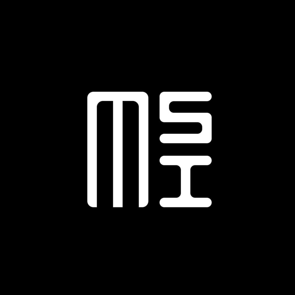 msi carta logotipo vetor projeto, msi simples e moderno logotipo. msi luxuoso alfabeto Projeto