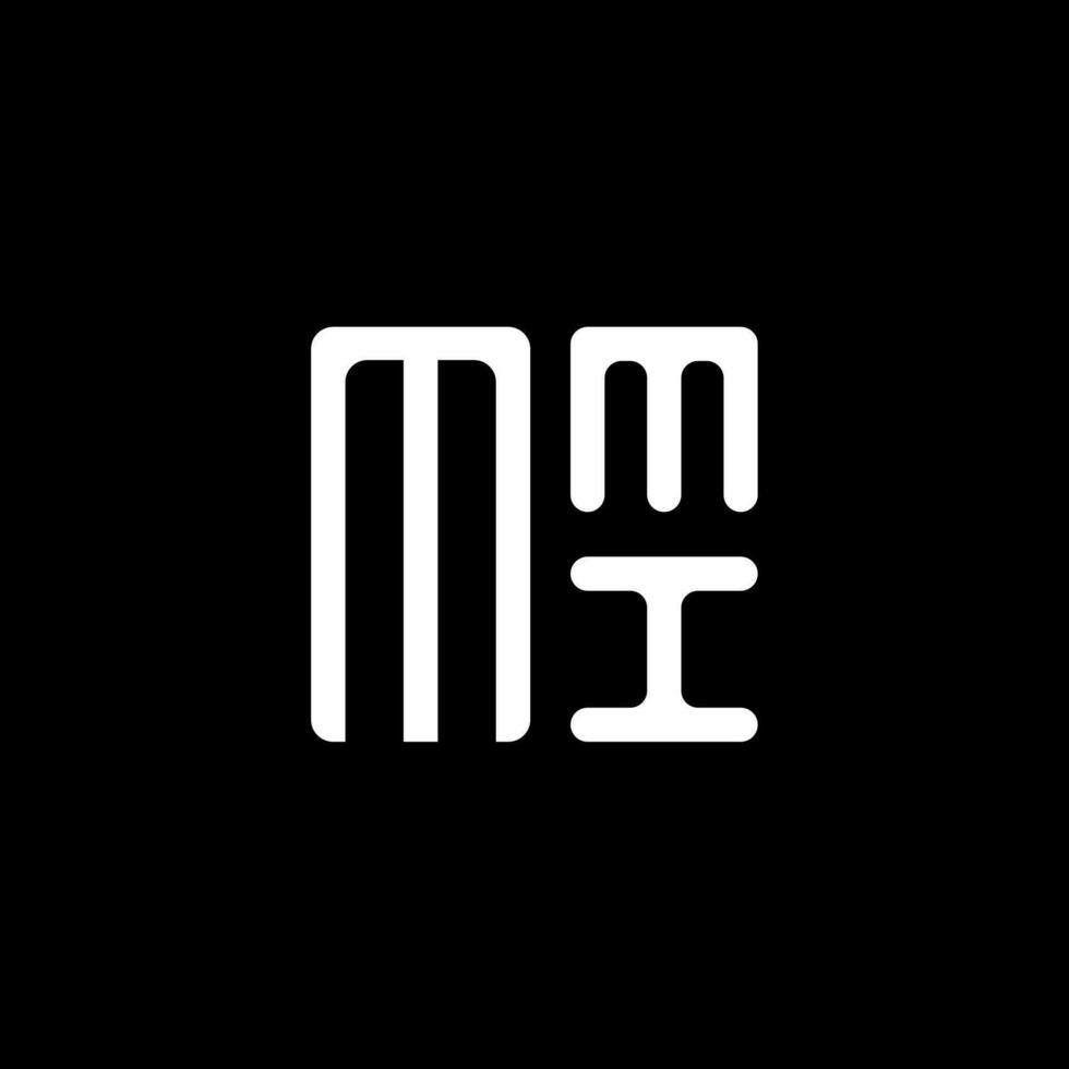 mmi carta logotipo vetor projeto, mmi simples e moderno logotipo. mmi luxuoso alfabeto Projeto