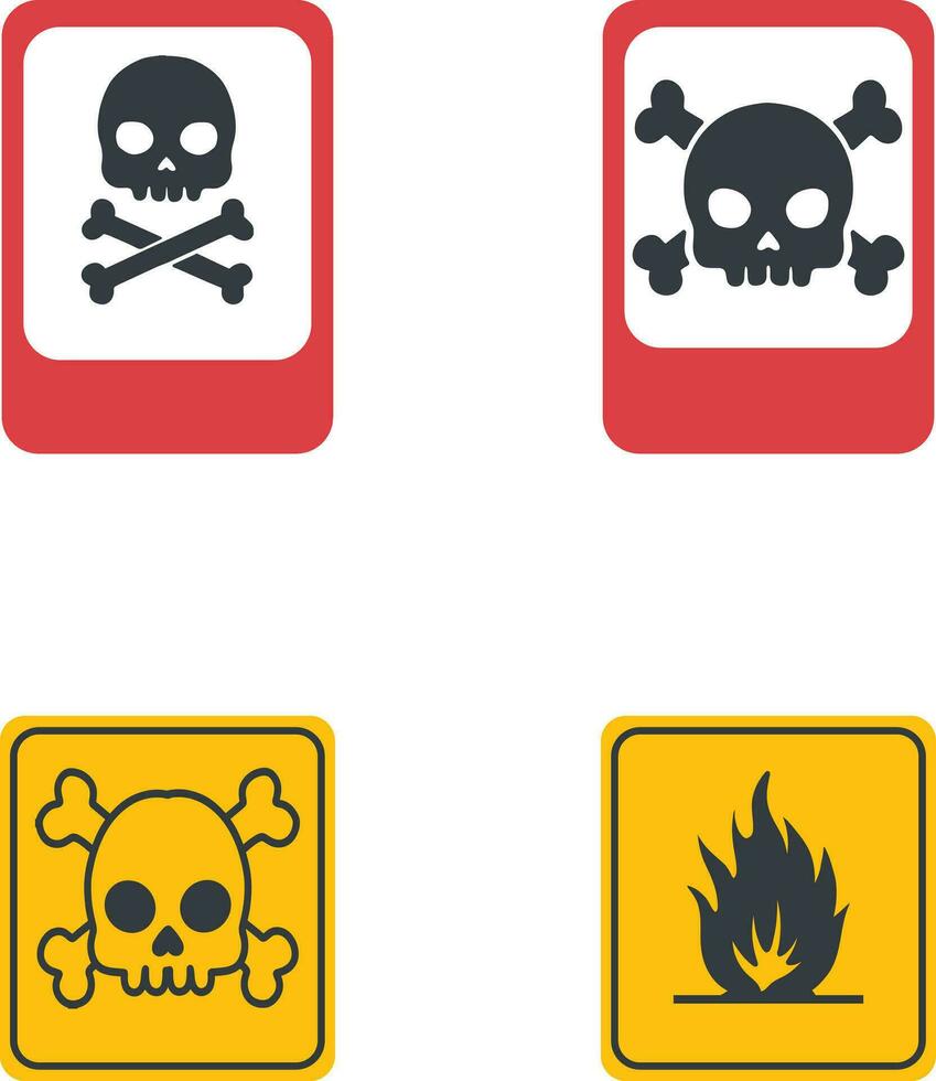 Perigo Atenção atenção ícone com simples decoração. isolado vetor ícone definir.