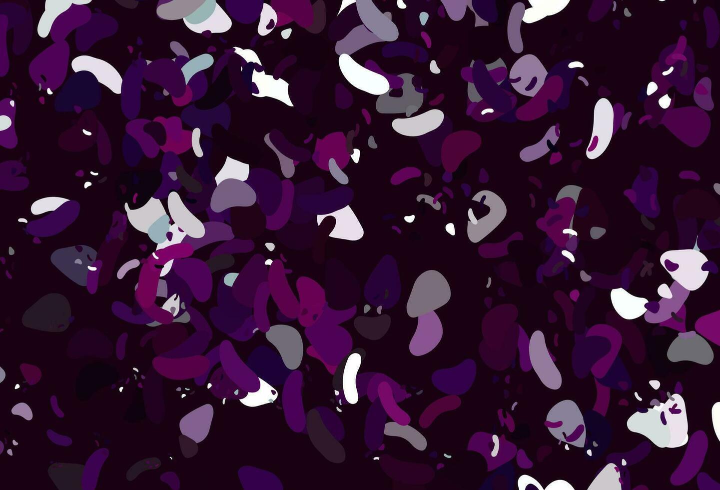 pano de fundo vector roxo claro com formas abstratas.