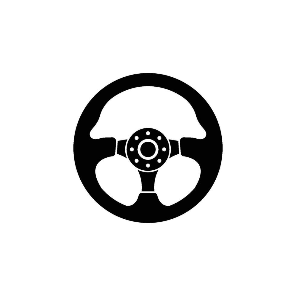 ícone do volante vetor