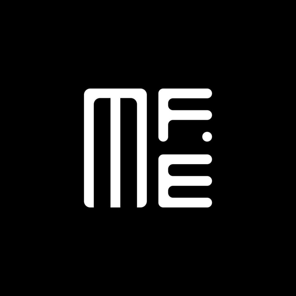 mfe carta logotipo vetor projeto, mfe simples e moderno logotipo. mfe luxuoso alfabeto Projeto