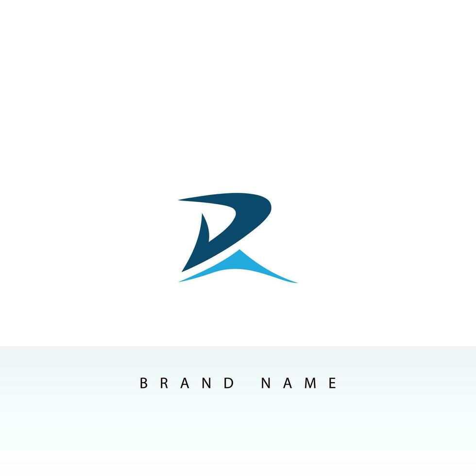 carta r logotipo Projeto vetor ilustração. simples e elegante r inicial logotipo para roupas ou esporte marca. carta r esboço logotipo modelo para uma o negócio ou empresa. mínimo r ícone símbolo.