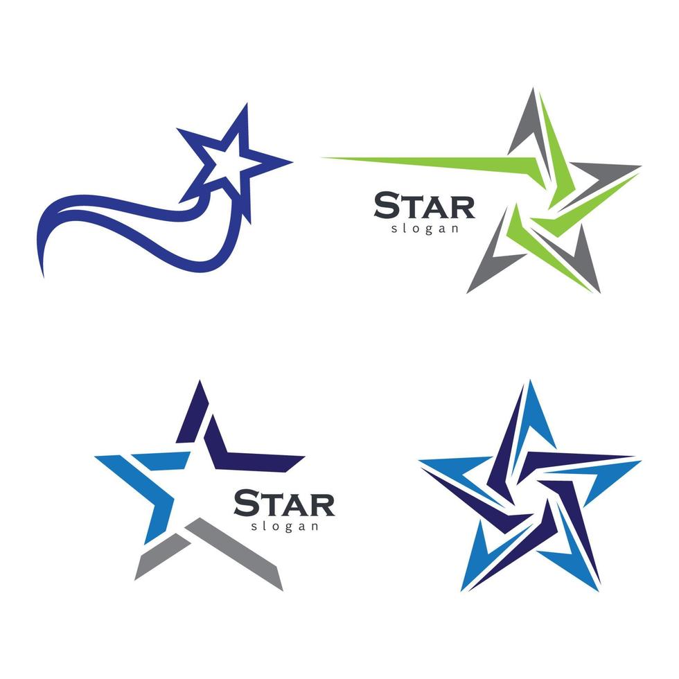 imagens do logotipo da estrela vetor