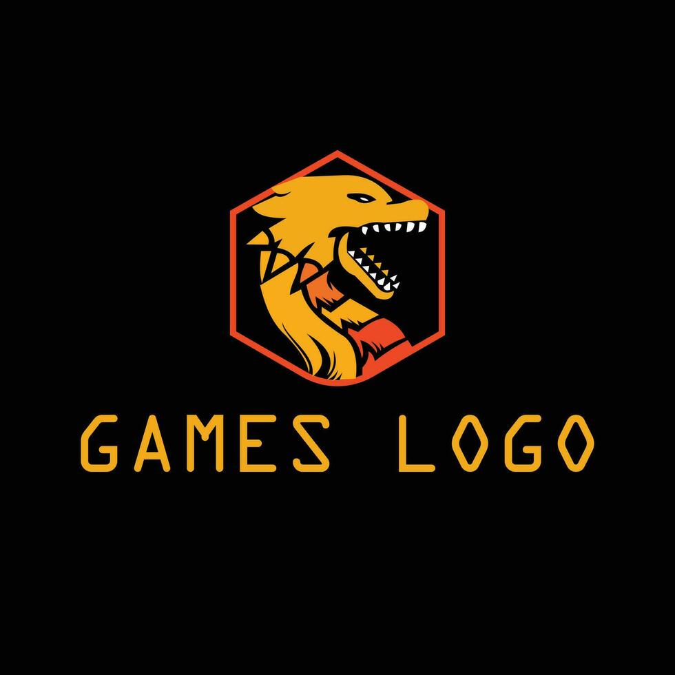 jogos logotipo Projeto vetor