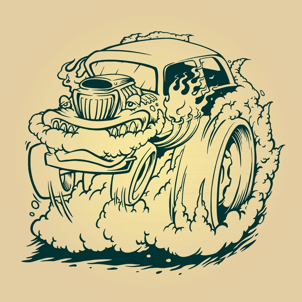 ilustrações de silhueta de carro vetor
