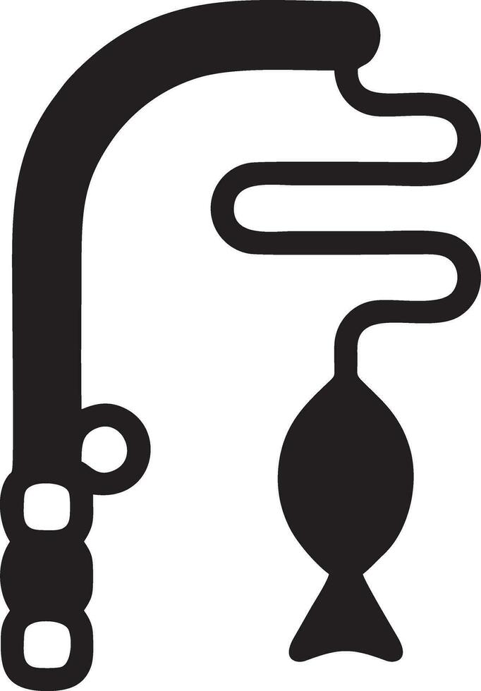 ícone pescaria logotipo Projeto vetor