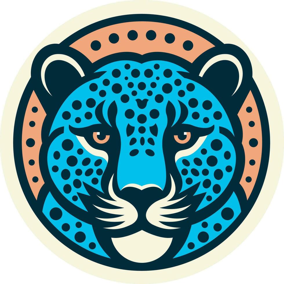 leopardo logotipo vetor