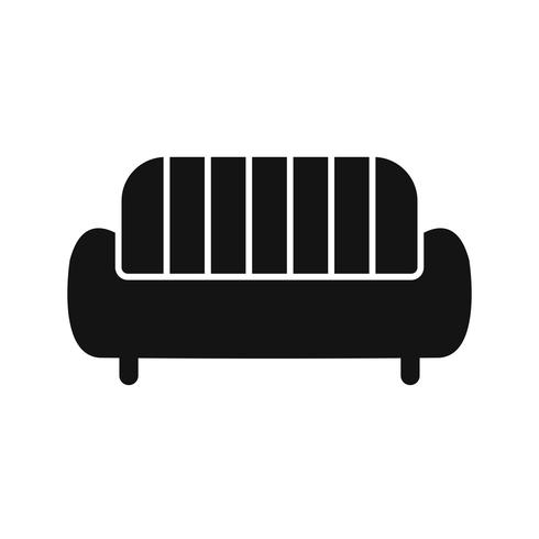 Ícone de vetor de sofá