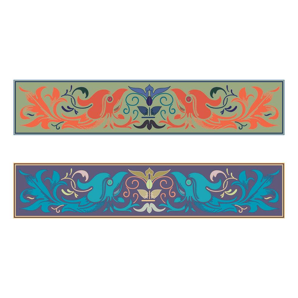 vintage floral clássico caligráfico retro vinheta rolagem quadros ornamental Projeto elementos Preto conjunto isolado vetor