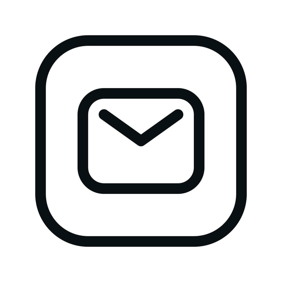 enviar ícone - envelope, e-mail, e comunicação símbolo vetor