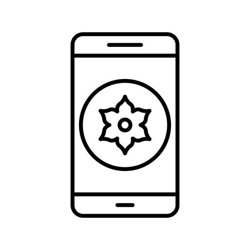 Ícone de vetor de aplicativo móvel da Galeria