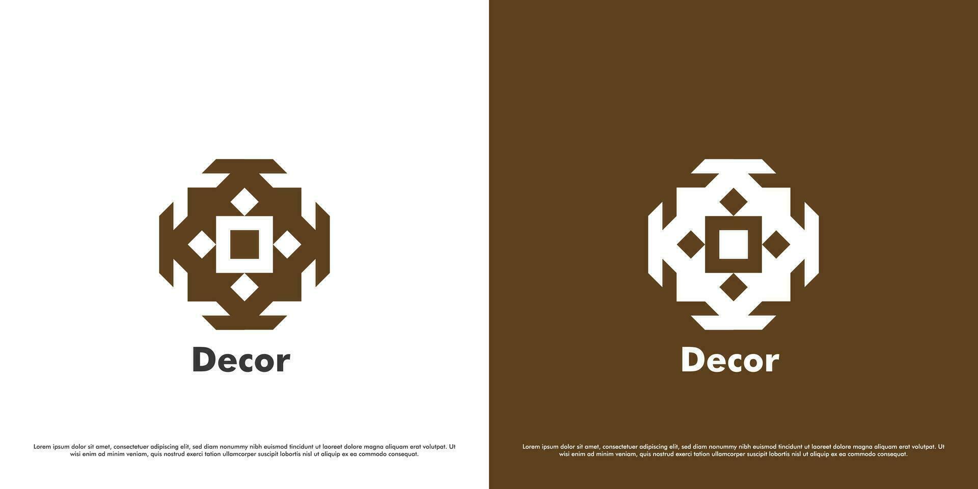 básico decoração logotipo Projeto ilustração. silhueta do casa decoração construção arquitetura interior mosaico losango quadrados. mínimo ícone símbolo minimalista simples decorativo abstrato criativo ícone. vetor