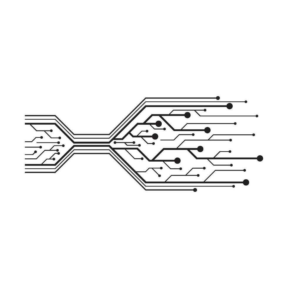 o circuito ilustração Projeto vetor