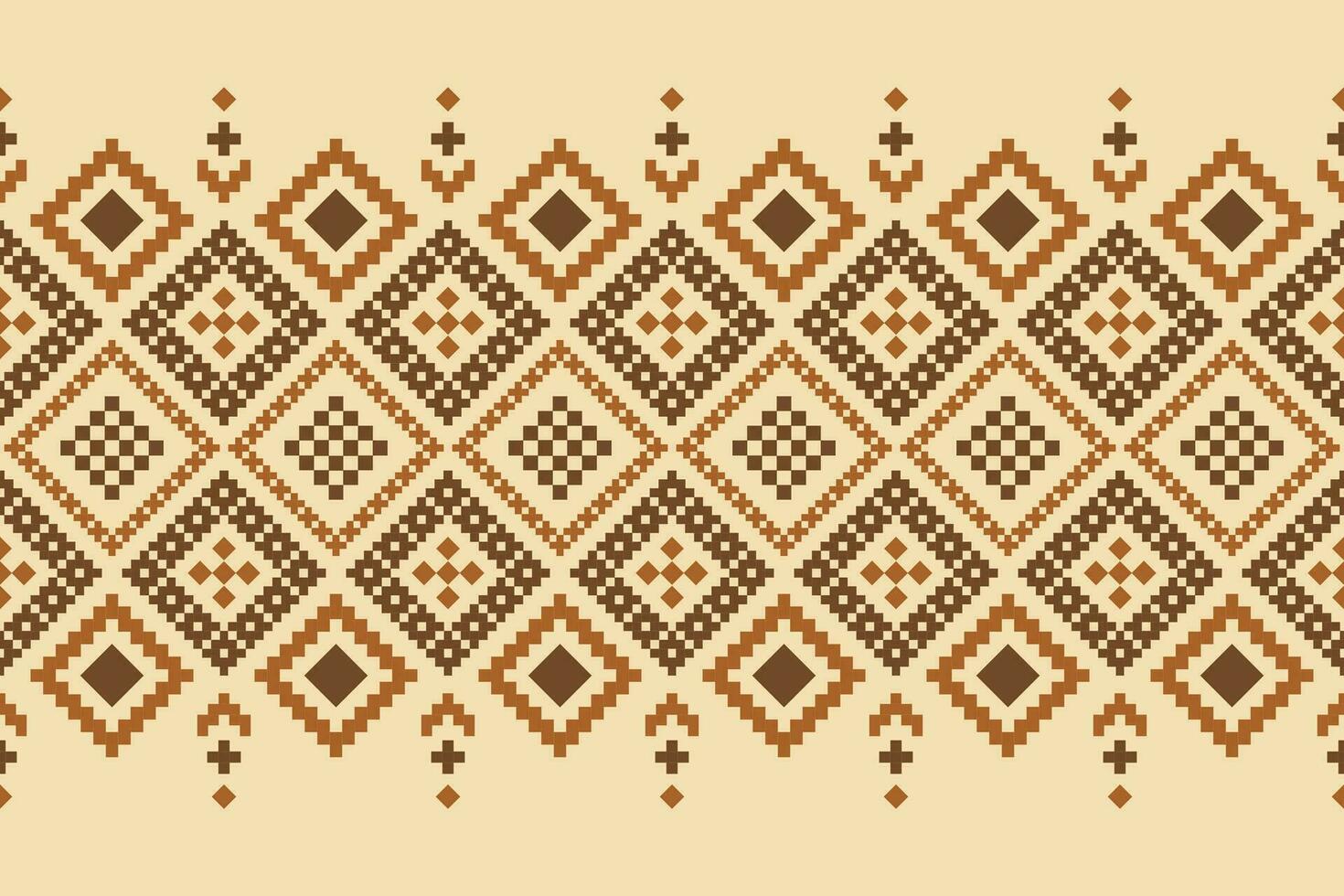 natureza safras Cruz ponto tradicional étnico padronizar paisley flor ikat fundo abstrato asteca africano indonésio indiano desatado padronizar para tecido impressão pano vestir tapete cortinas e sarongue vetor