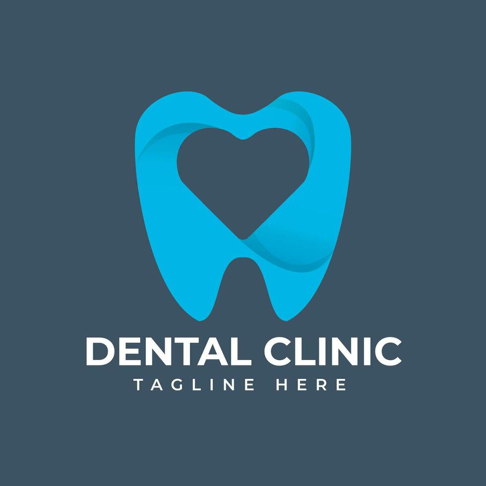 dental Cuidado clínica abstrato vetor logotipo modelo ilustração