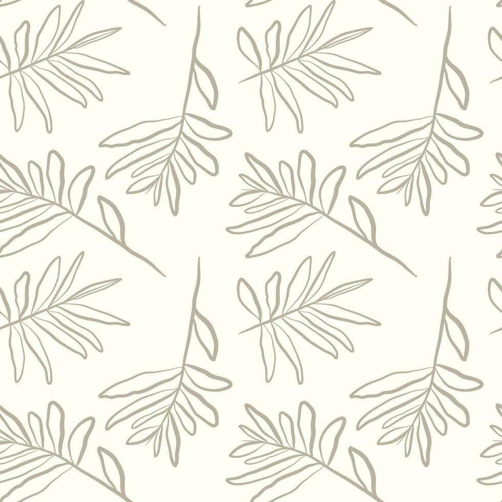 tropical Palma folhas desatado vetor ilustração padronizar fundo. Projeto para usar todos sobre tecido impressão invólucro papel e outros.