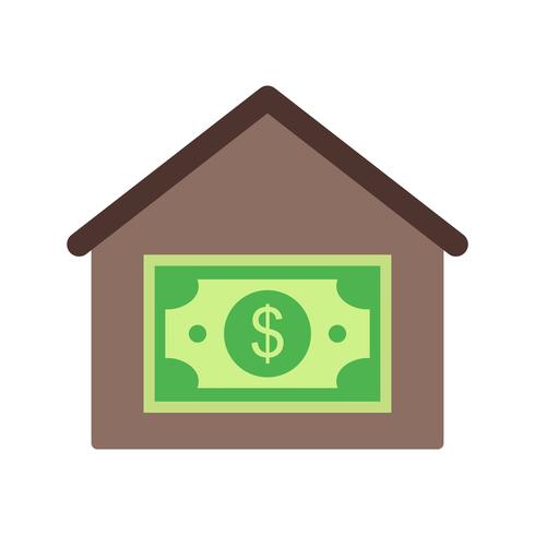 Ícone de vetor de preço de casa