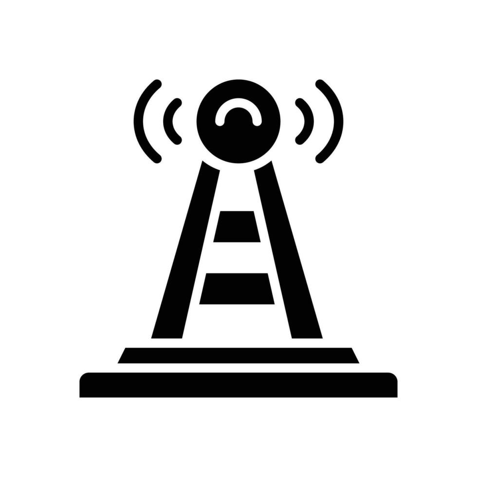 antena ícone. vetor glifo ícone para seu local na rede Internet, móvel, apresentação, e logotipo Projeto.