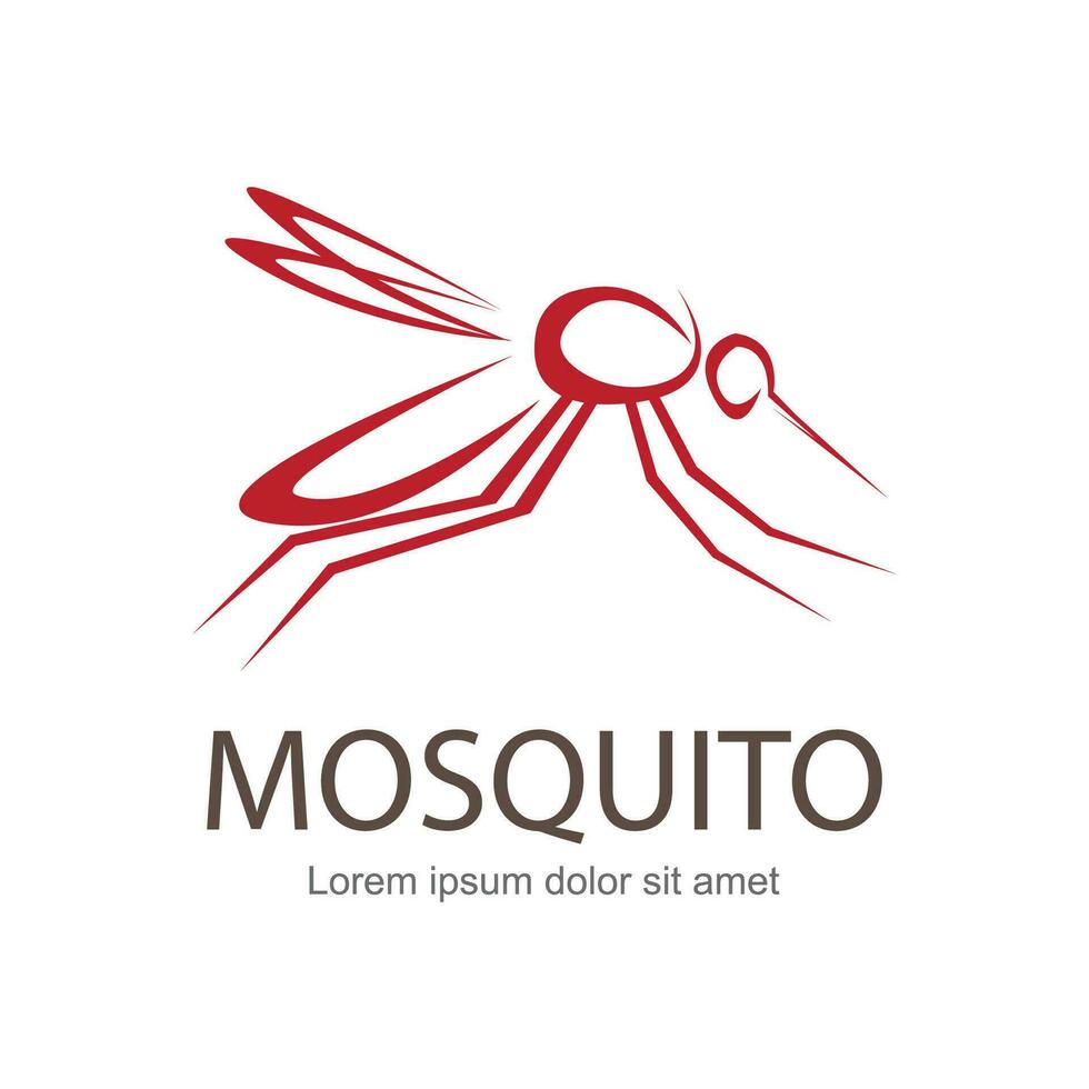 ilustração vetor. alvo em mosquito. mosquitos levar muitos doença tal Como dengue febre, zika doença, enchafalites e outro. vetor