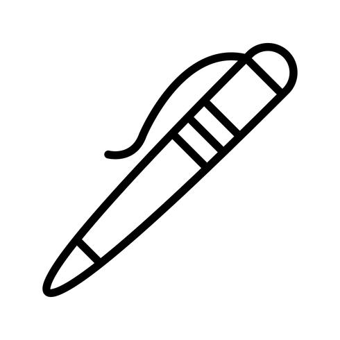 Ícone de caneta de vetor