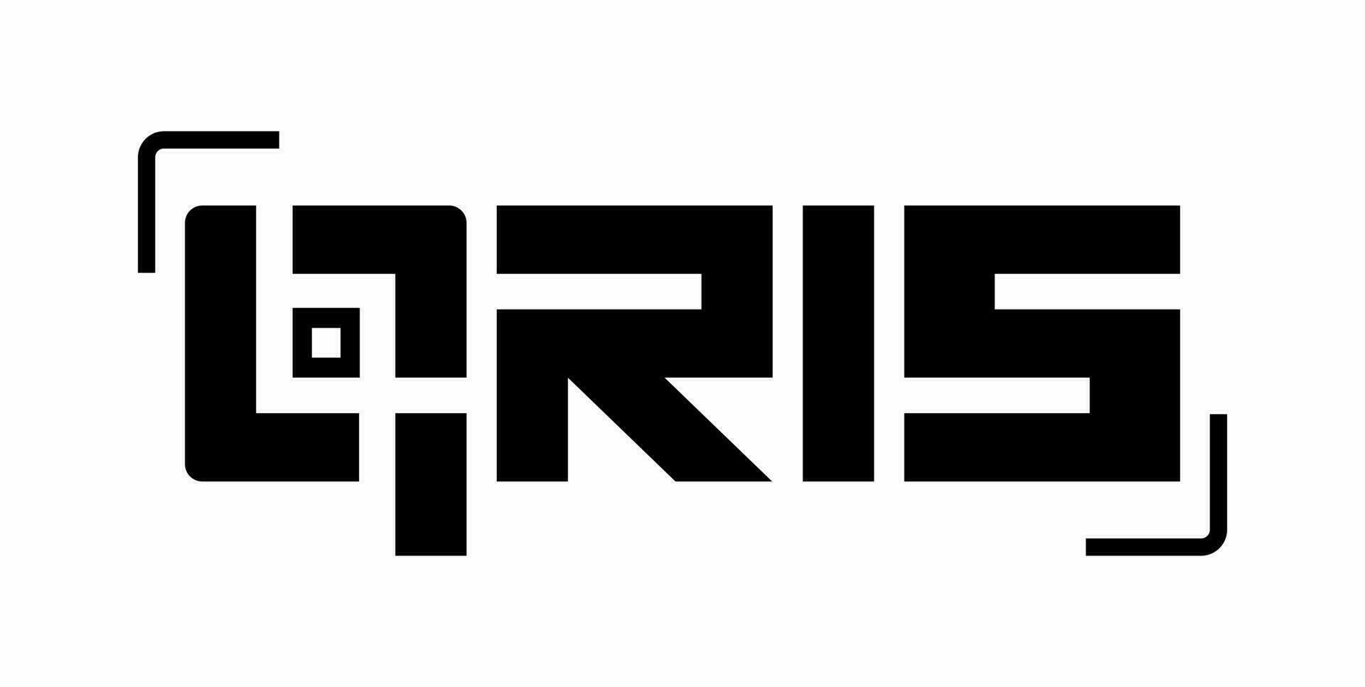 Jacarta, Indonésia - dezembro 15, 2023 editorial logotipo do qris, Indonésia eletrônico pagamento. vetor