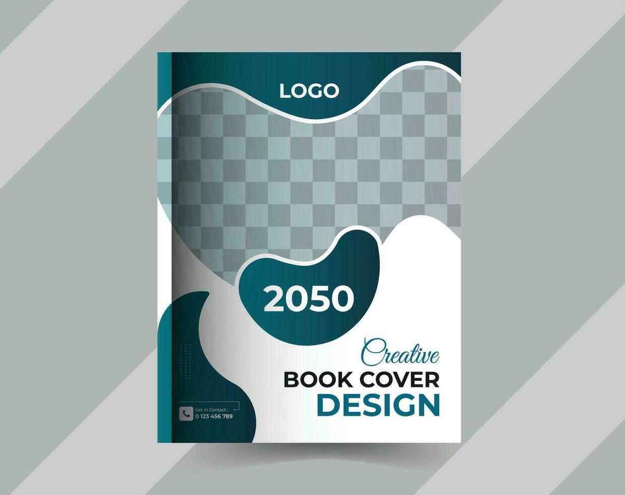 design da capa do livro vetor