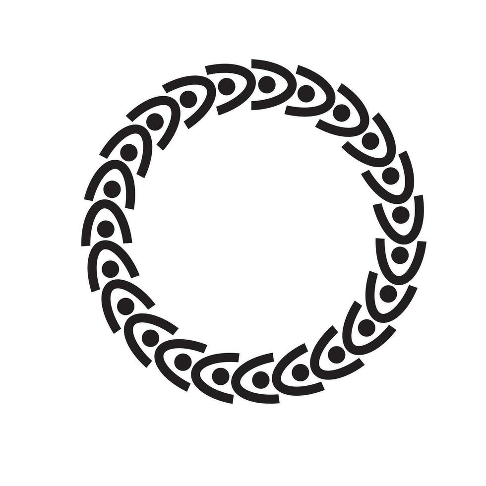 circular decorativo elementos para relacionado gráfico propósito. circular quadro, Armação ornamental gráfico elementos. vetor