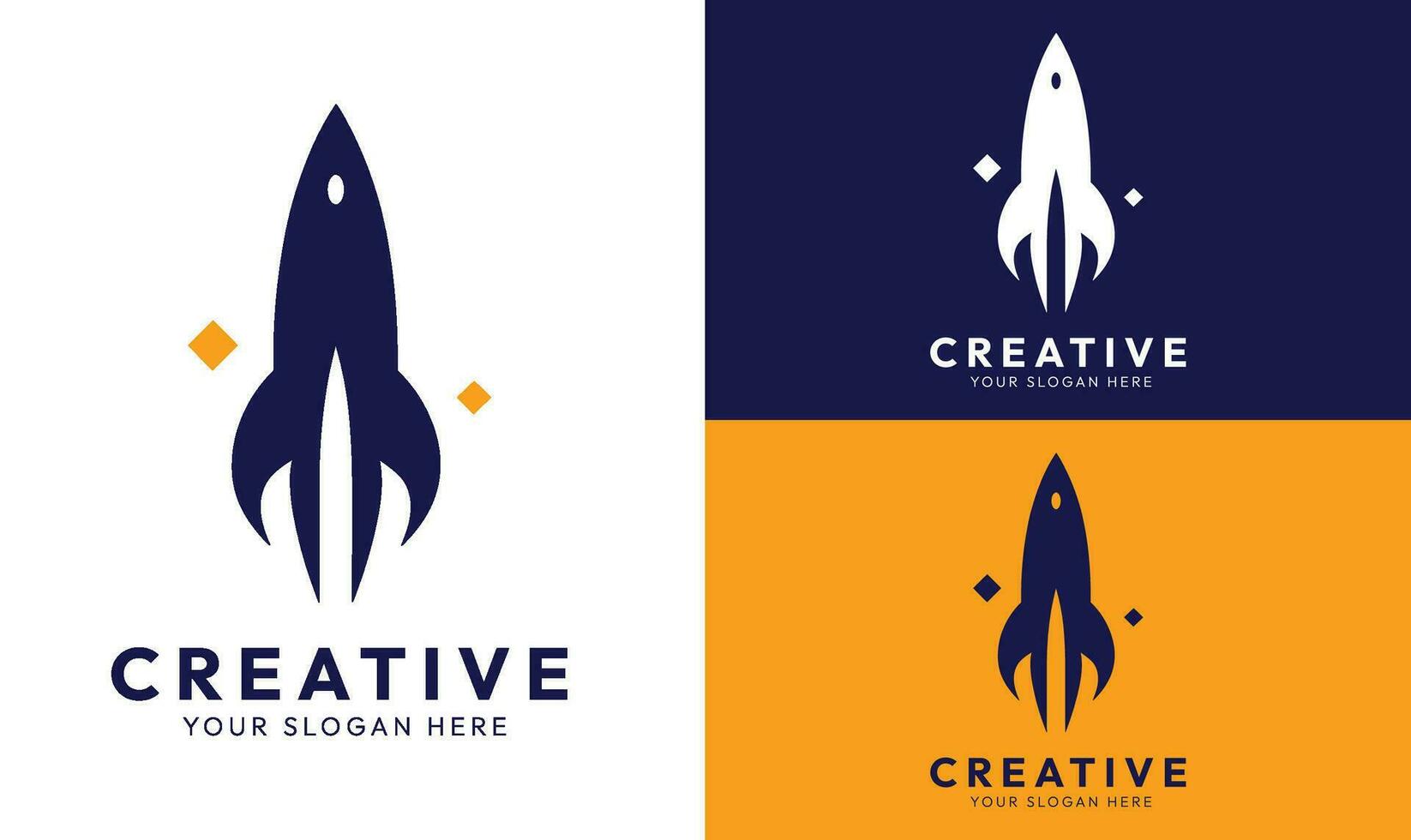 foguete logotipo, o negócio logotipo, criativo logotipo vetor