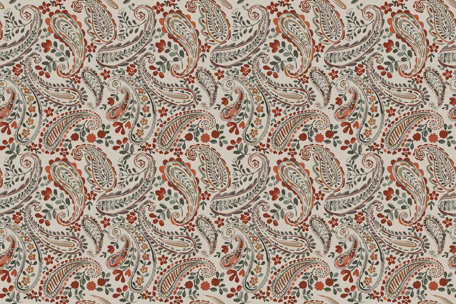 patchwork floral padronizar com paisley e indiano flor motivos. damasco estilo padronizar para textil e decoração.bandana lenço paisley tecido vetor