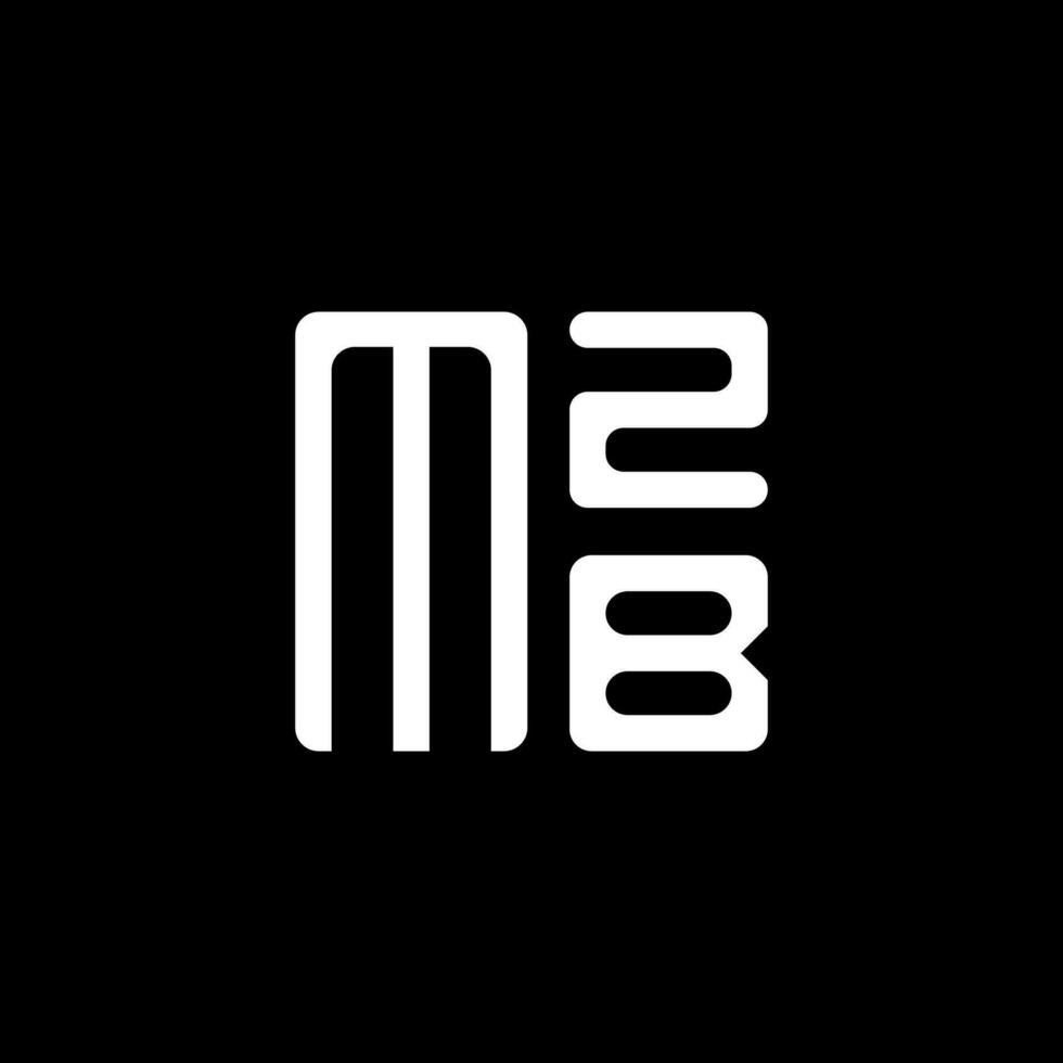 mzb carta logotipo vetor projeto, mzb simples e moderno logotipo. mzb luxuoso alfabeto Projeto