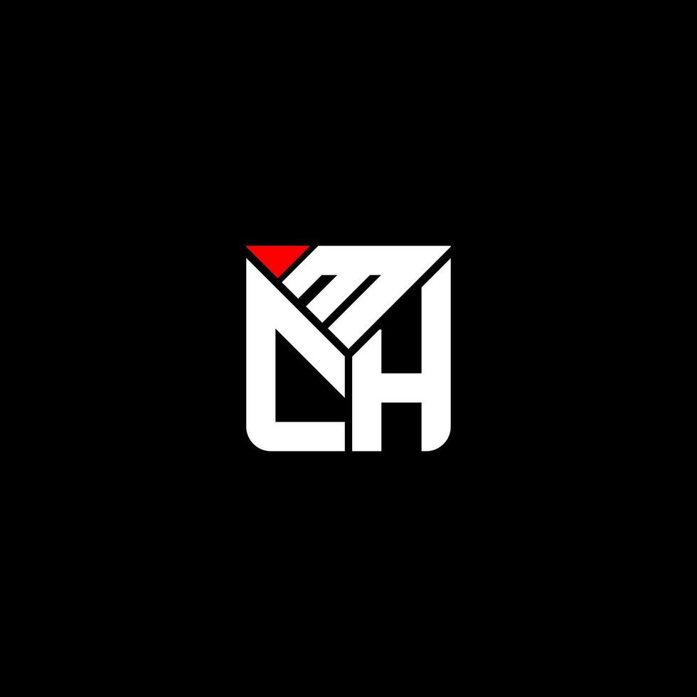 mch carta logotipo vetor projeto, mch simples e moderno logotipo. mch luxuoso alfabeto Projeto