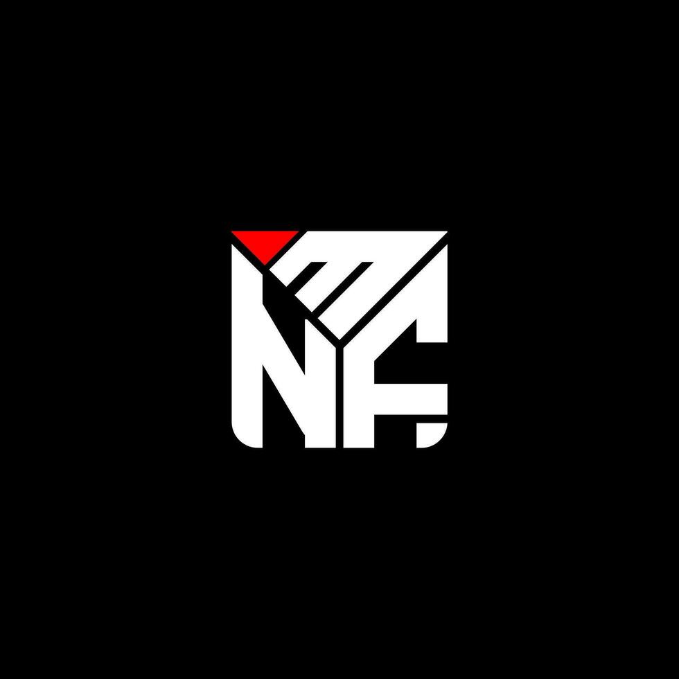 mnf carta logotipo vetor projeto, mnf simples e moderno logotipo. mnf luxuoso alfabeto Projeto