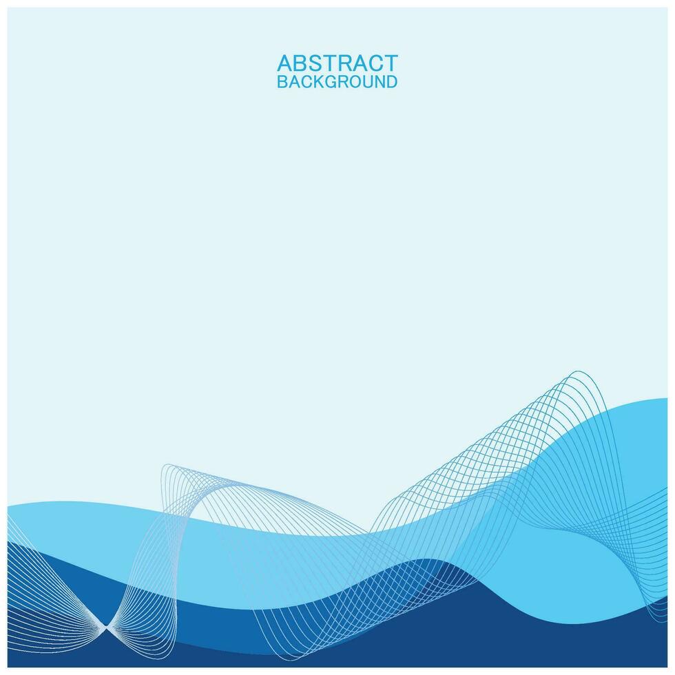 design abstrato de fundo de onda de praia com combinação de vetor azul, design de conceito para capa de livro, papel de parede, piscina, fuzileiro naval, lago