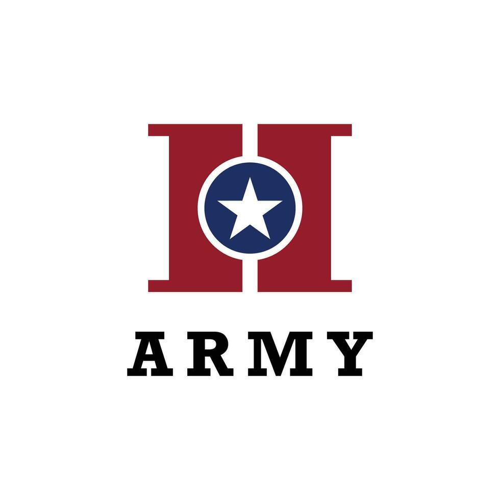 exército logotipo vetor militares modelo símbolo Projeto