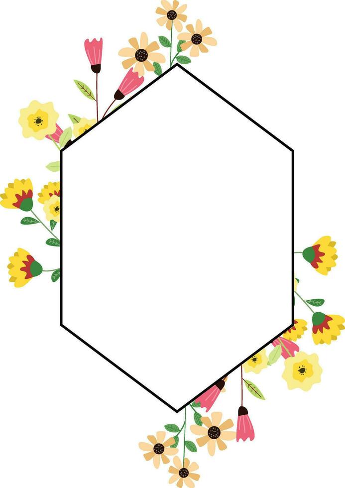 selvagem flor quadros, para decoração convites, cumprimento cartões, de outros desenhos vetor