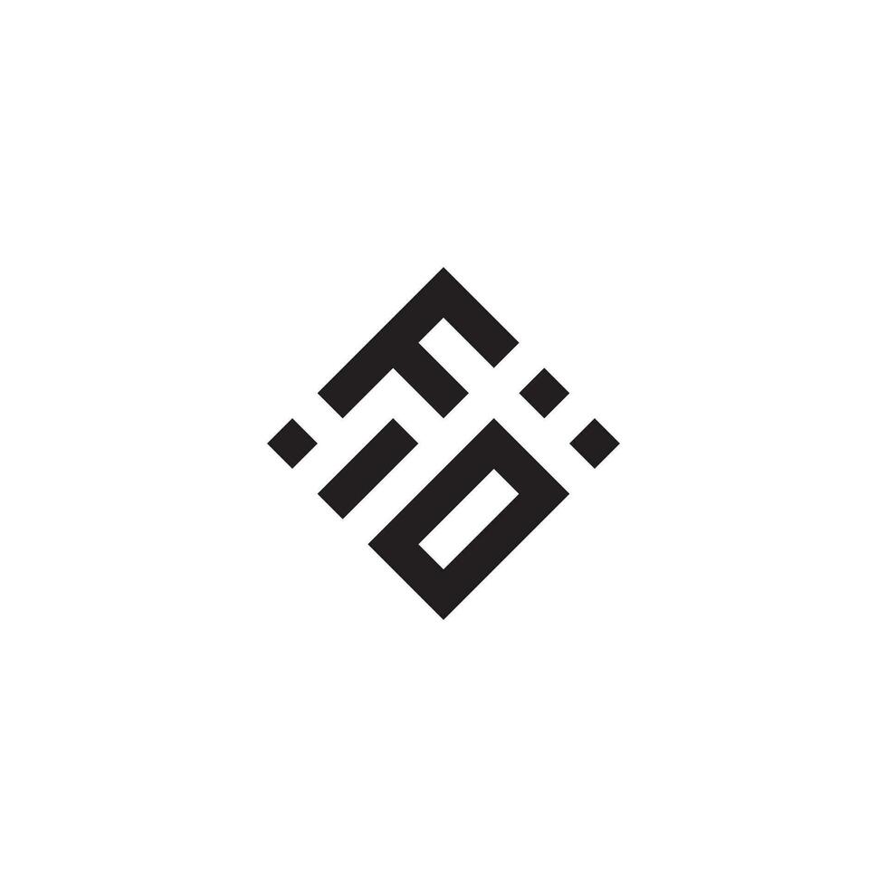 do geométrico logotipo inicial conceito com Alto qualidade logotipo Projeto vetor