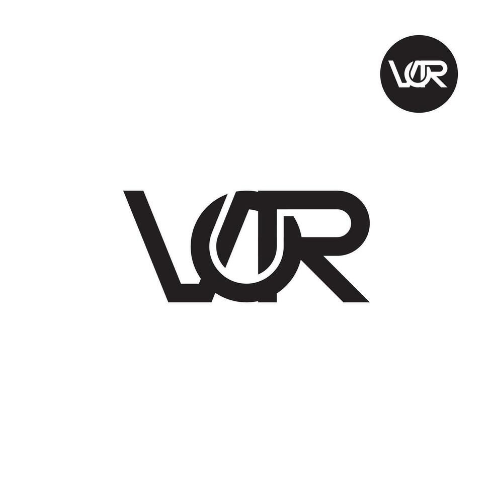 carta vor monograma logotipo Projeto vetor
